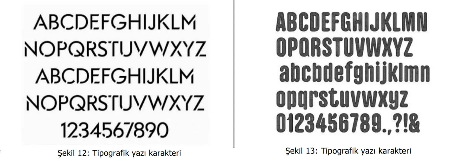 tipografik yazı karakter örnekleri-gaziosmanpaşa web tasarım